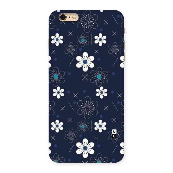 White Floral Shapes Back Case for iPhone 6 Plus 6S Plus