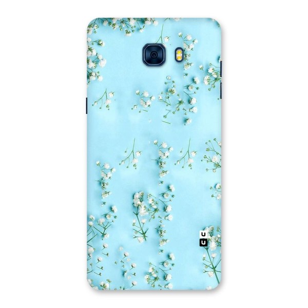 White Lily Design Back Case for Galaxy C7 Pro