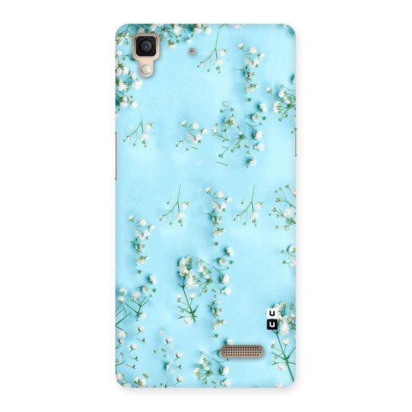 White Lily Design Back Case for Oppo R7