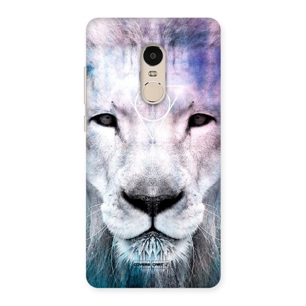 White Lion Back Case for Xiaomi Redmi Note 4