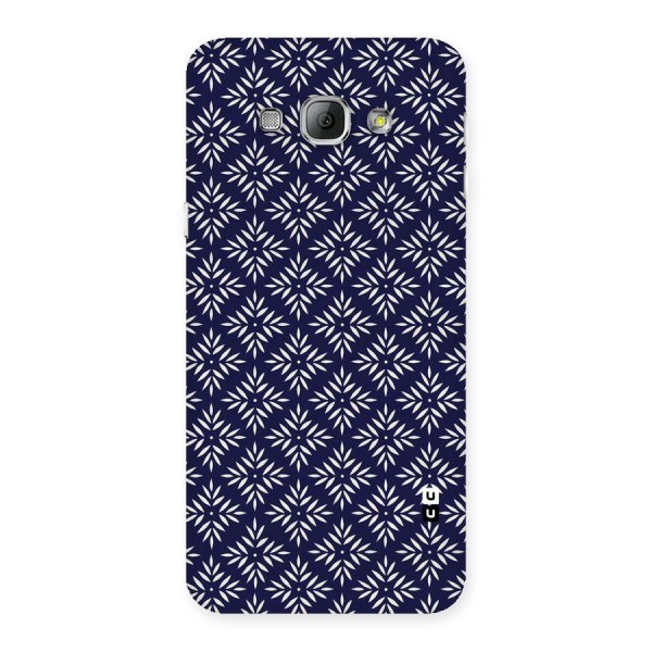 White Petals Pattern Back Case for Galaxy A8