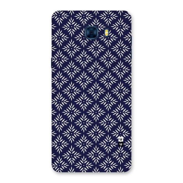 White Petals Pattern Back Case for Galaxy C7 Pro