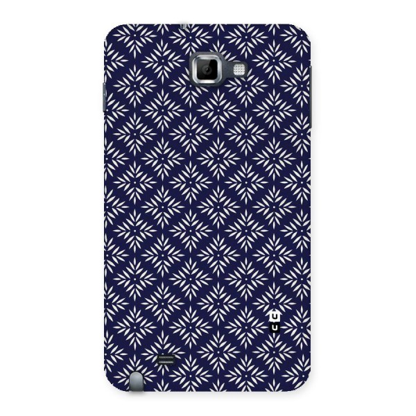 White Petals Pattern Back Case for Galaxy Note