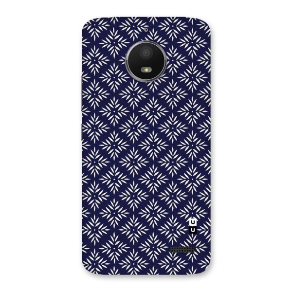 White Petals Pattern Back Case for Moto E4