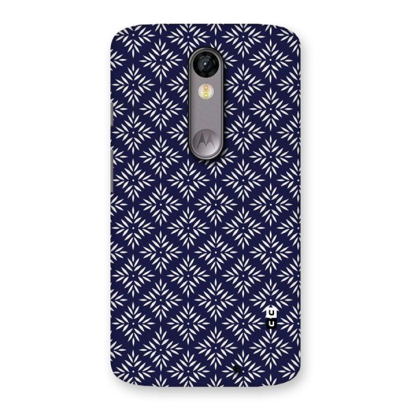 White Petals Pattern Back Case for Moto X Force