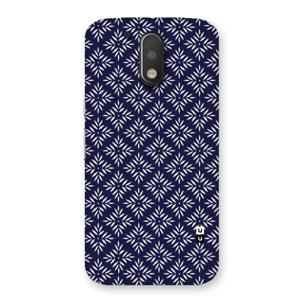 White Petals Pattern Back Case for Motorola Moto G4