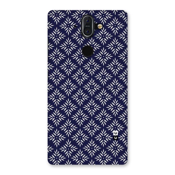 White Petals Pattern Back Case for Nokia 8 Sirocco