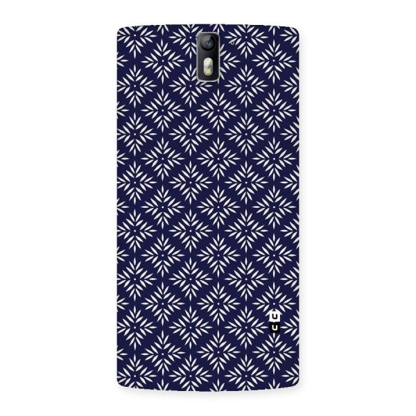 White Petals Pattern Back Case for One Plus One