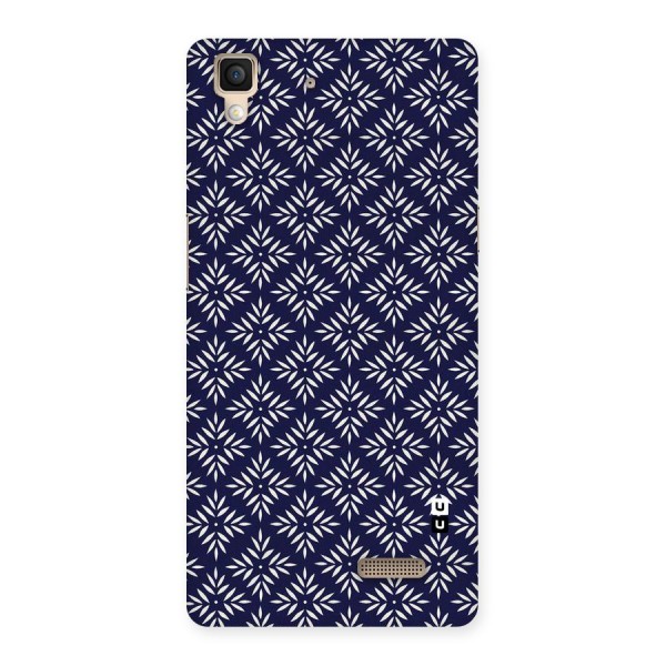 White Petals Pattern Back Case for Oppo R7