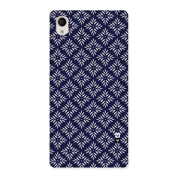 White Petals Pattern Back Case for Xperia M4 Aqua