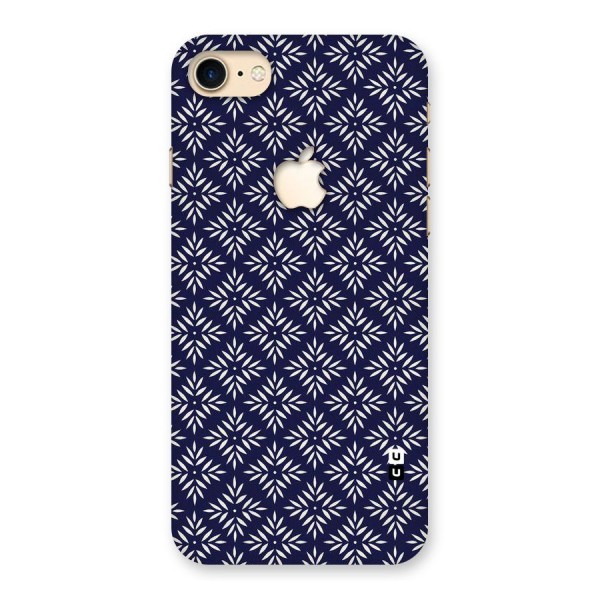 White Petals Pattern Back Case for iPhone 7 Apple Cut