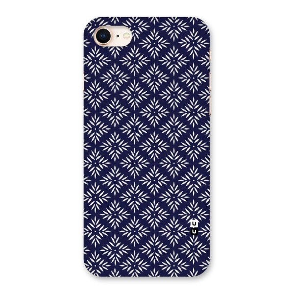 White Petals Pattern Back Case for iPhone 8