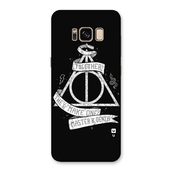 White Ribbon Back Case for Galaxy S8