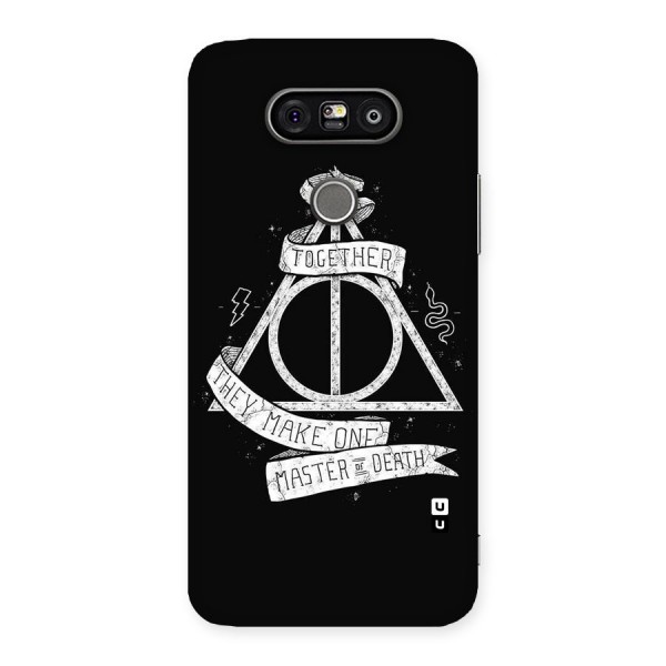 White Ribbon Back Case for LG G5