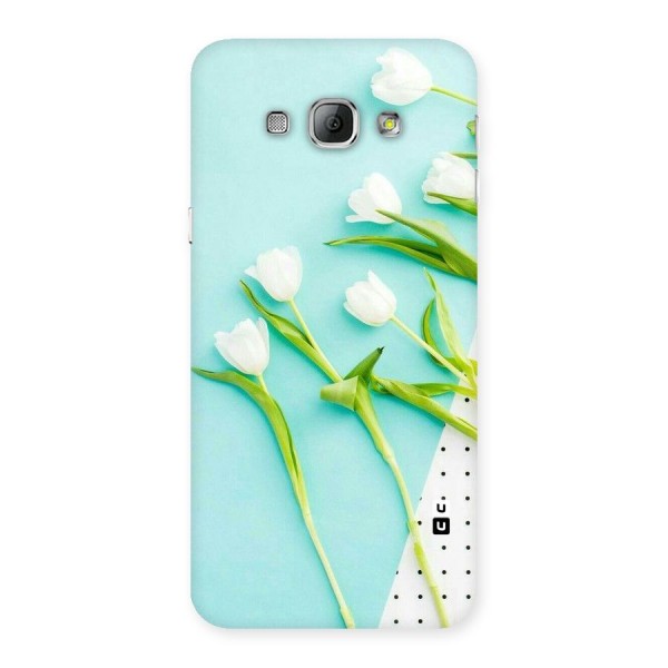 White Tulips Back Case for Galaxy A8