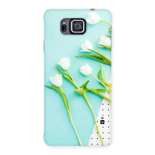 White Tulips Back Case for Galaxy Alpha