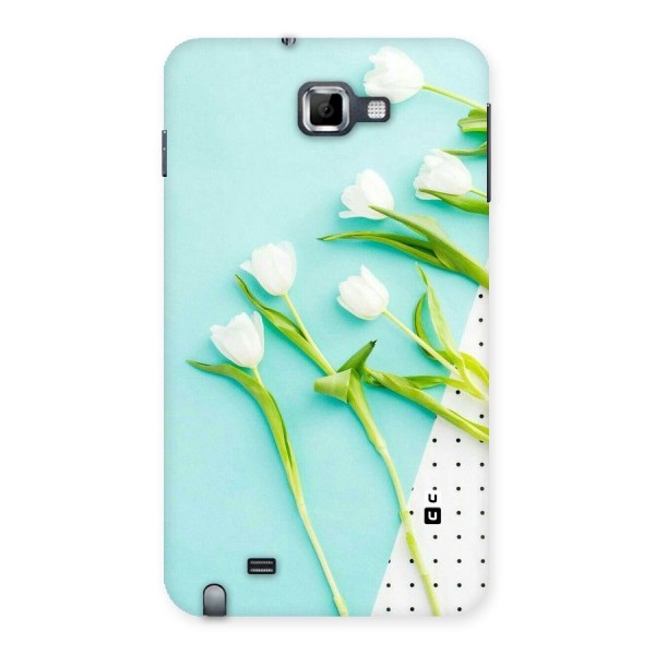 White Tulips Back Case for Galaxy Note