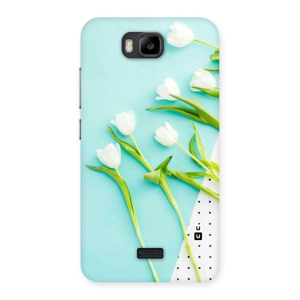 White Tulips Back Case for Honor Bee