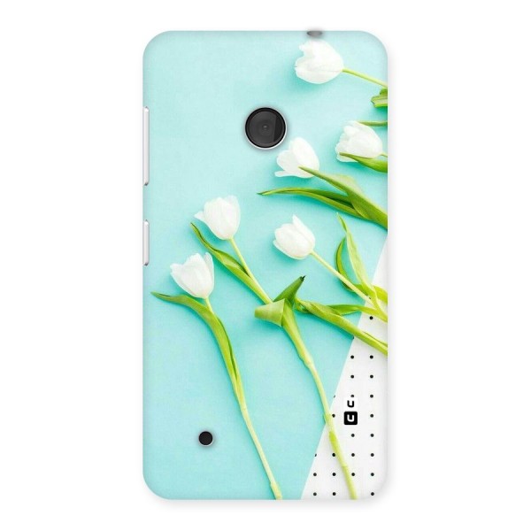 White Tulips Back Case for Lumia 530