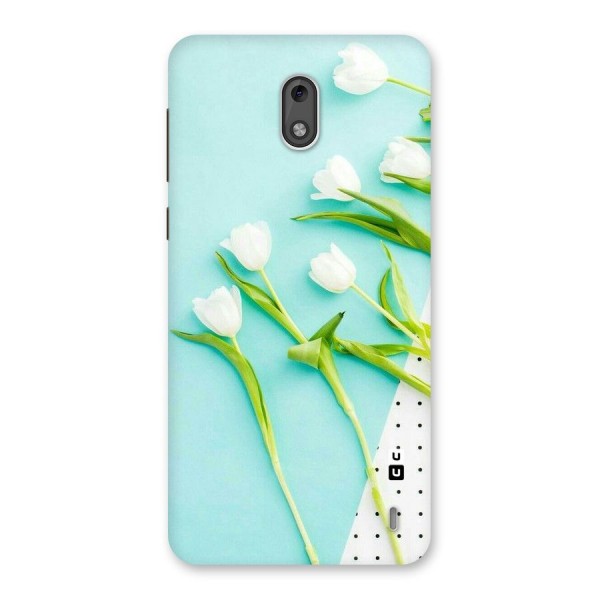 White Tulips Back Case for Nokia 2