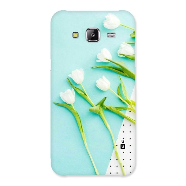 White Tulips Back Case for Samsung Galaxy J5