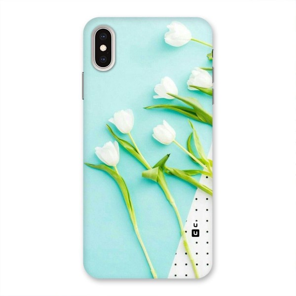 White Tulips Back Case for iPhone XS Max