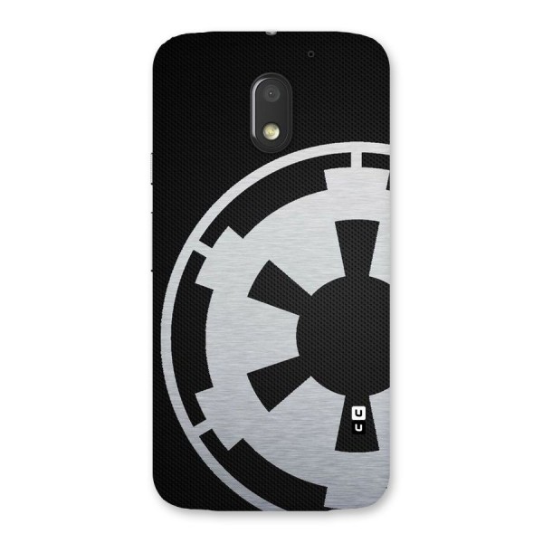 White Wheel Back Case for Moto E3 Power