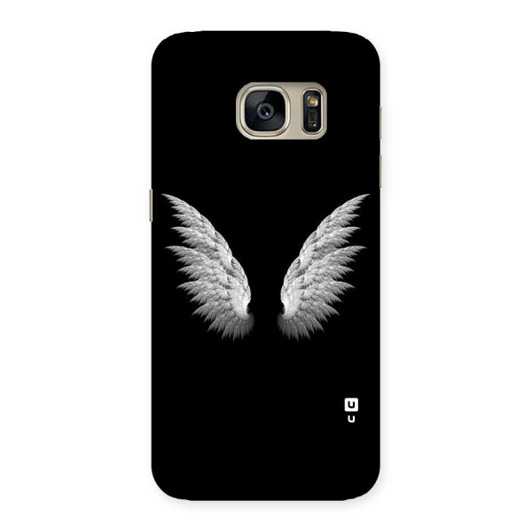 White Wings Back Case for Galaxy S7