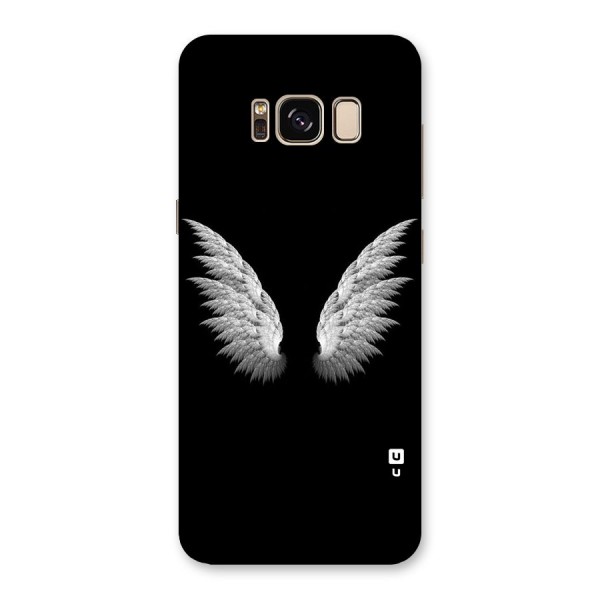 White Wings Back Case for Galaxy S8