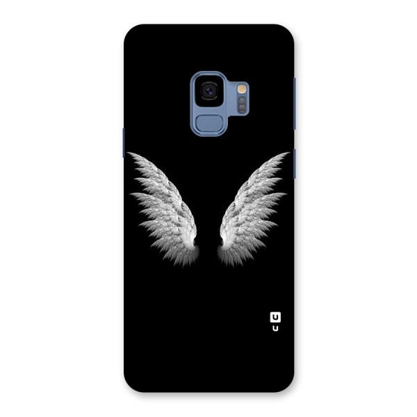 White Wings Back Case for Galaxy S9