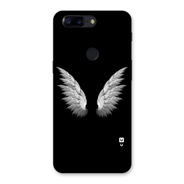 White Wings Back Case for OnePlus 5T