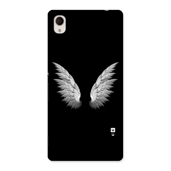 White Wings Back Case for Xperia M4 Aqua