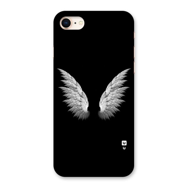 White Wings Back Case for iPhone 8