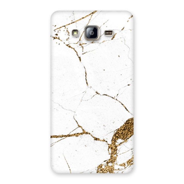 White and Gold Design Back Case for Galaxy On5