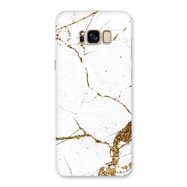 White and Gold Design Back Case for Galaxy S8 Plus