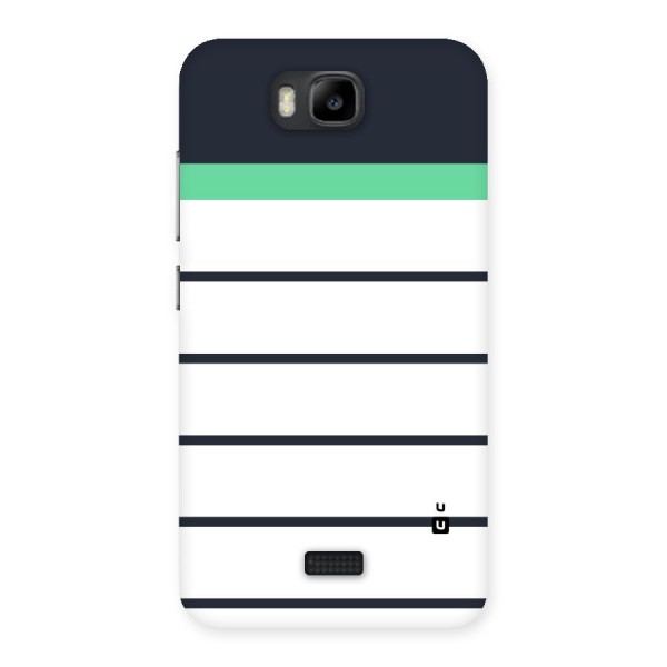 White and Simple Stripes Back Case for Honor Bee