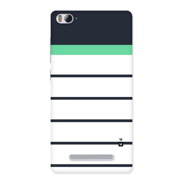 White and Simple Stripes Back Case for Xiaomi Mi4i