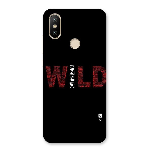 Wild Crazy Back Case for Mi A2