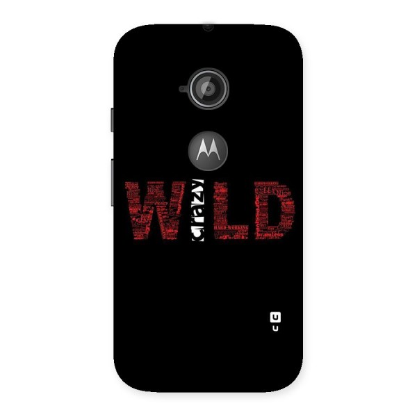 Wild Crazy Back Case for Moto E 2nd Gen