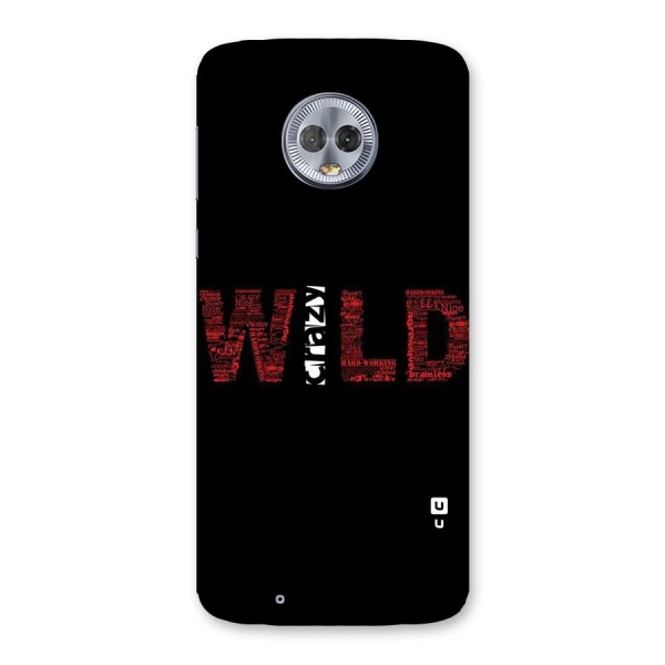 Wild Crazy Back Case for Moto G6