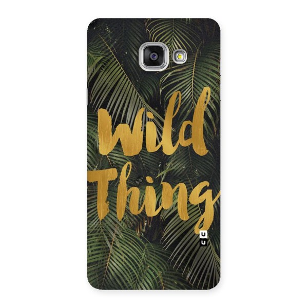 Wild Leaf Thing Back Case for Galaxy A7 2016