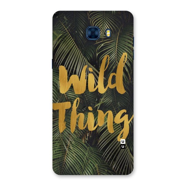 Wild Leaf Thing Back Case for Galaxy C7 Pro