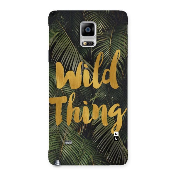 Wild Leaf Thing Back Case for Galaxy Note 4