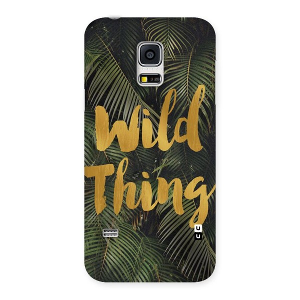 Wild Leaf Thing Back Case for Galaxy S5 Mini