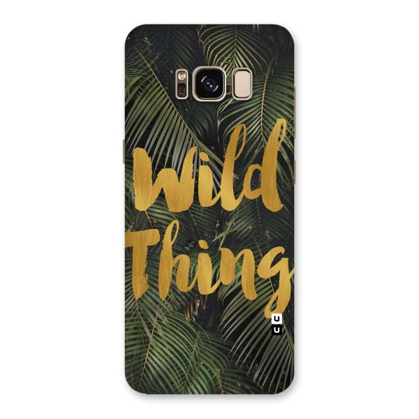 Wild Leaf Thing Back Case for Galaxy S8