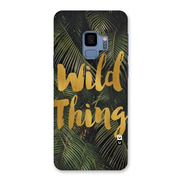 Wild Leaf Thing Back Case for Galaxy S9