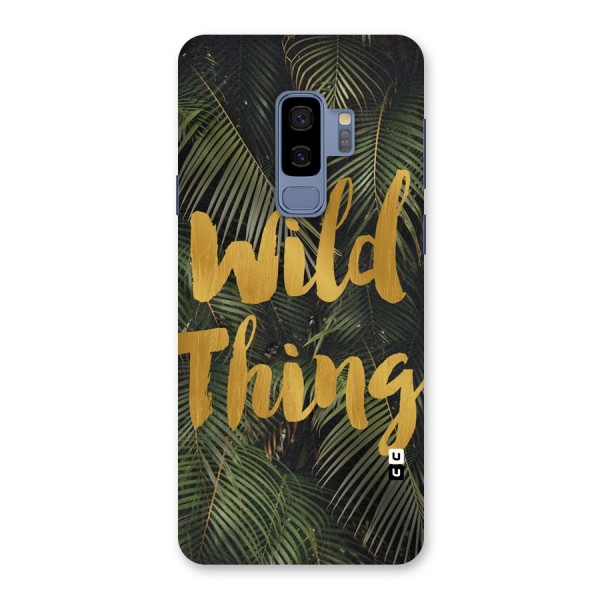 Wild Leaf Thing Back Case for Galaxy S9 Plus