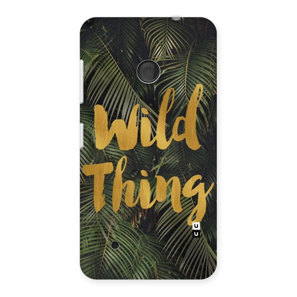 Wild Leaf Thing Back Case for Lumia 530