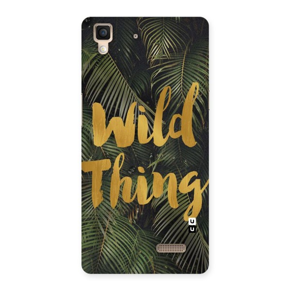 Wild Leaf Thing Back Case for Oppo R7