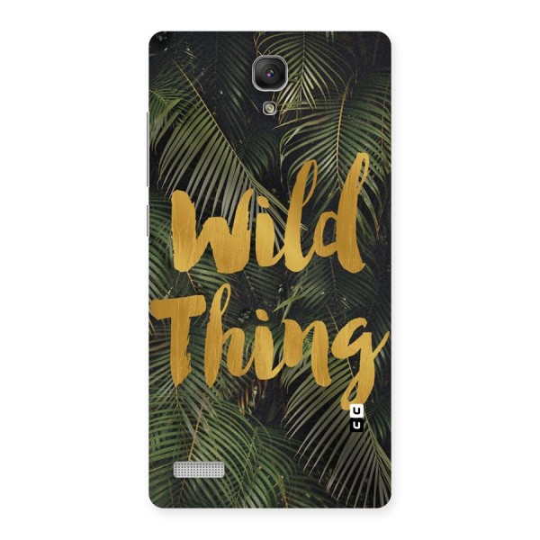 Wild Leaf Thing Back Case for Redmi Note